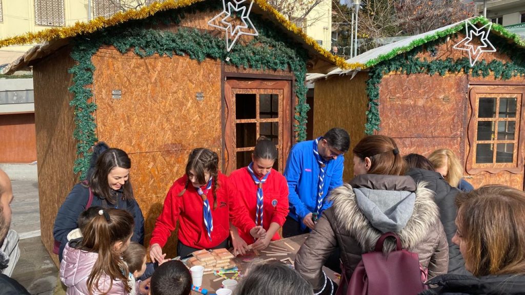 International volunteers taking part in an ESC activity