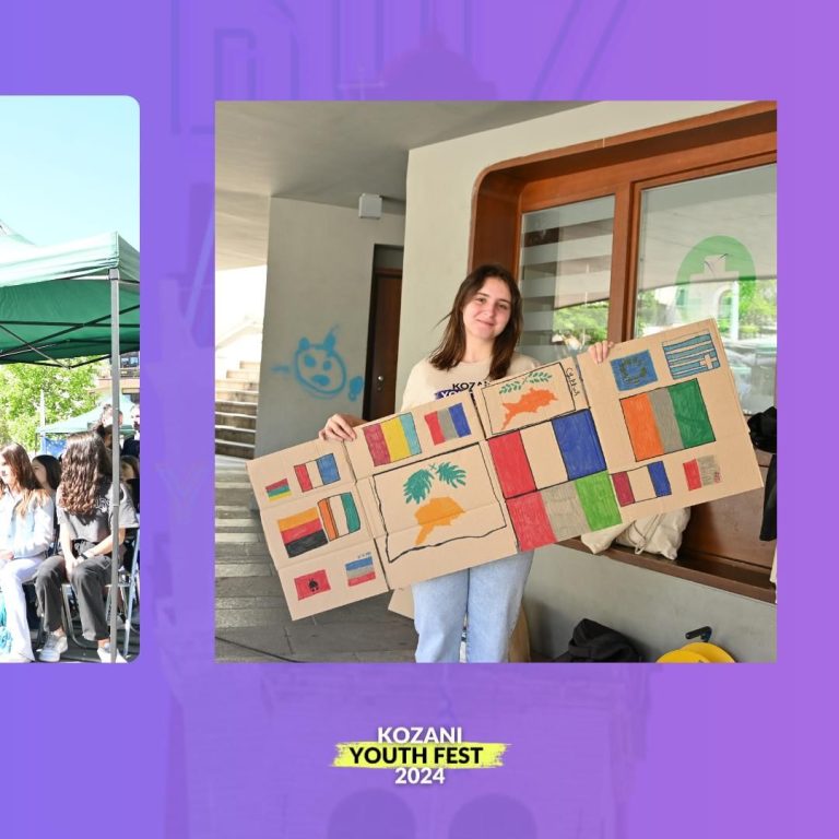 Participants at a Kozani Youth Fest workshop