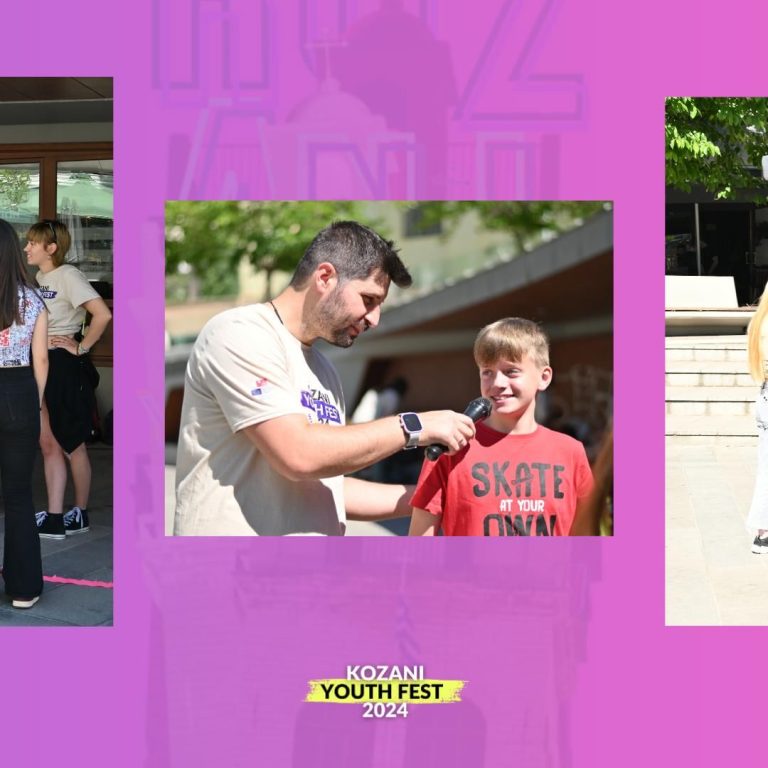 Volunteers supporting a festival activity