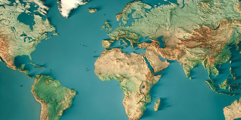 Map of the world