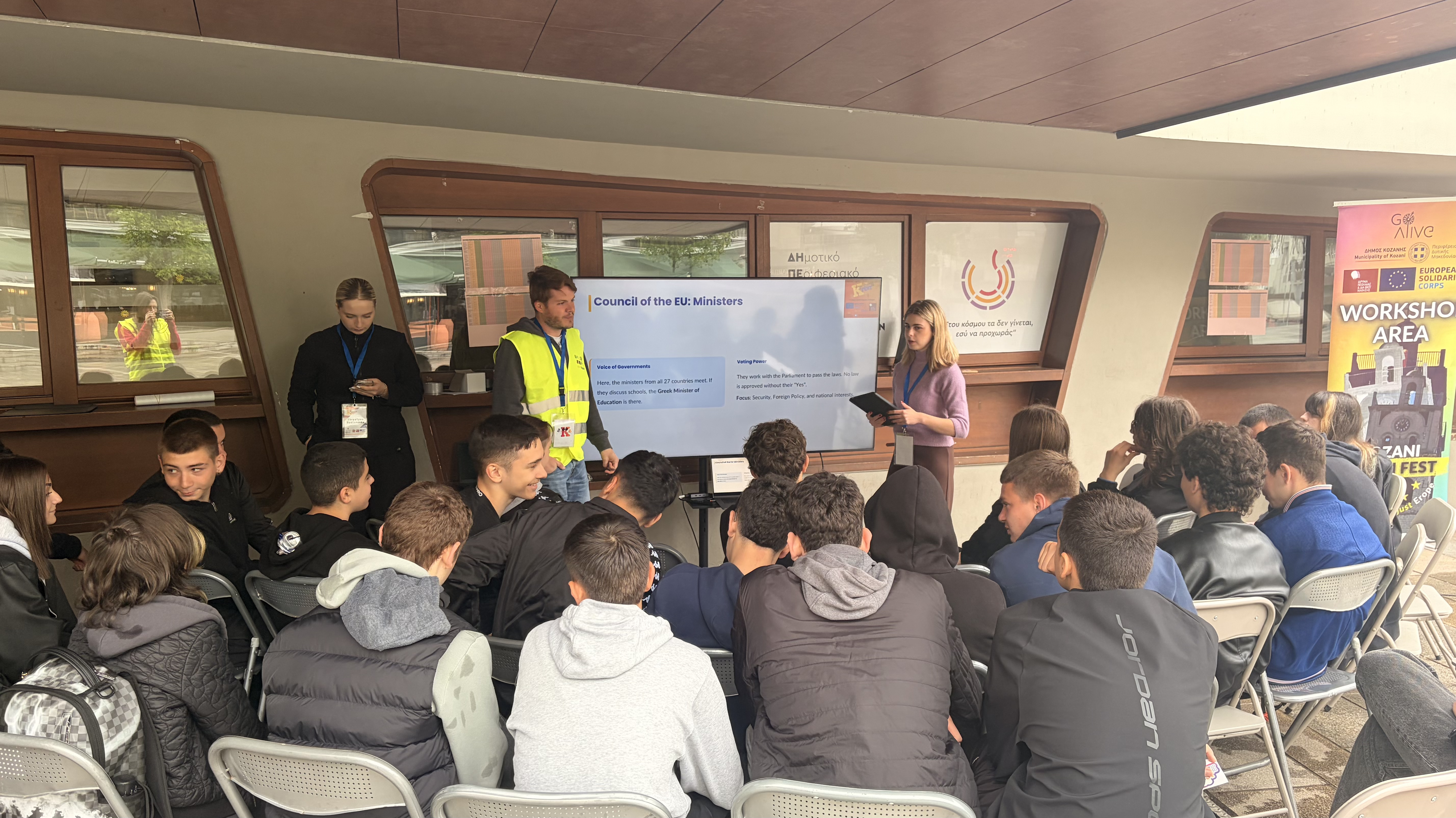 A moment from the 2026 volunteering team