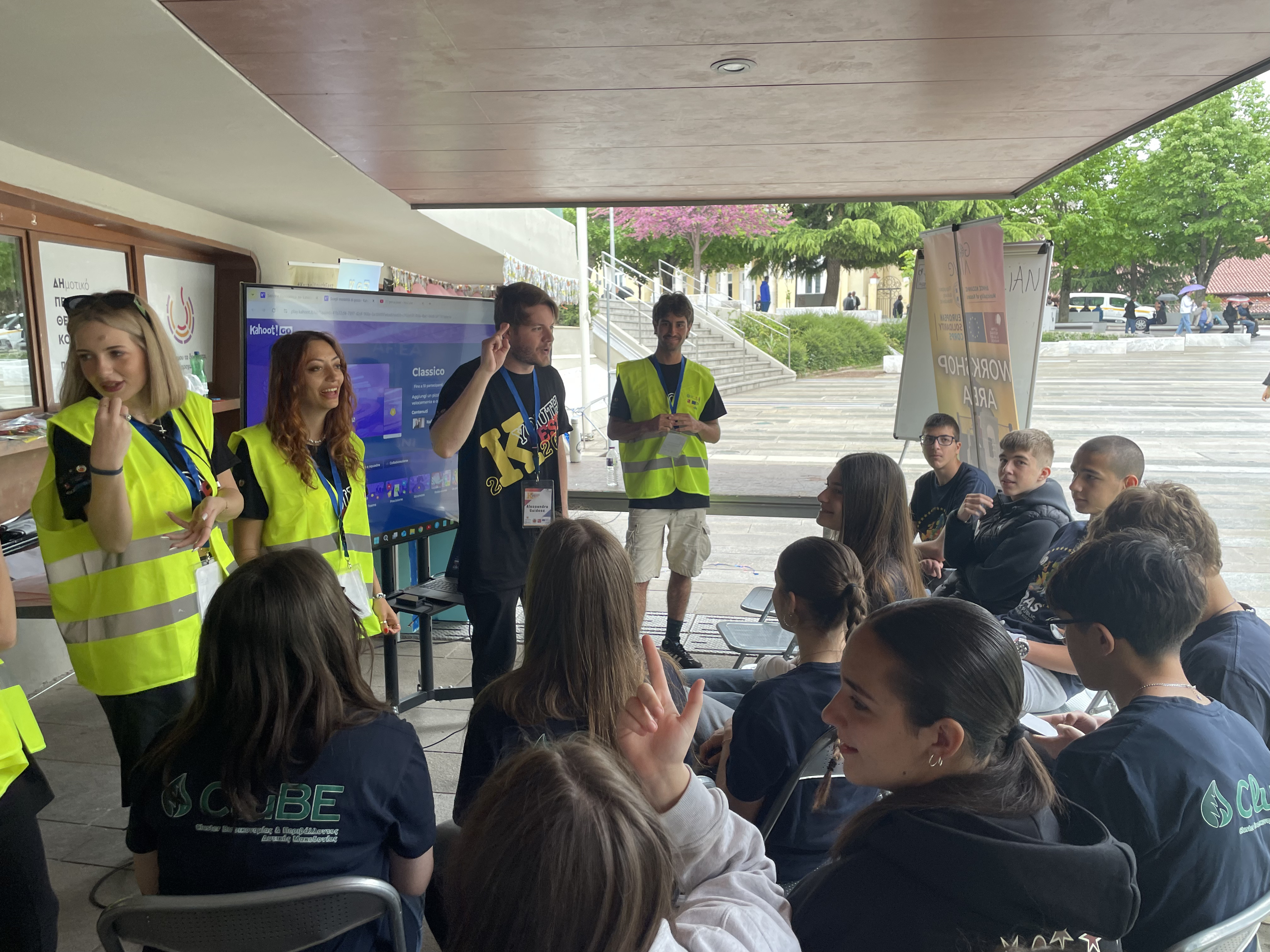 A moment from the 2026 volunteering team
